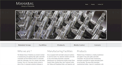 Desktop Screenshot of mahabalgroup.com