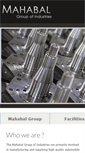 Mobile Screenshot of mahabalgroup.com